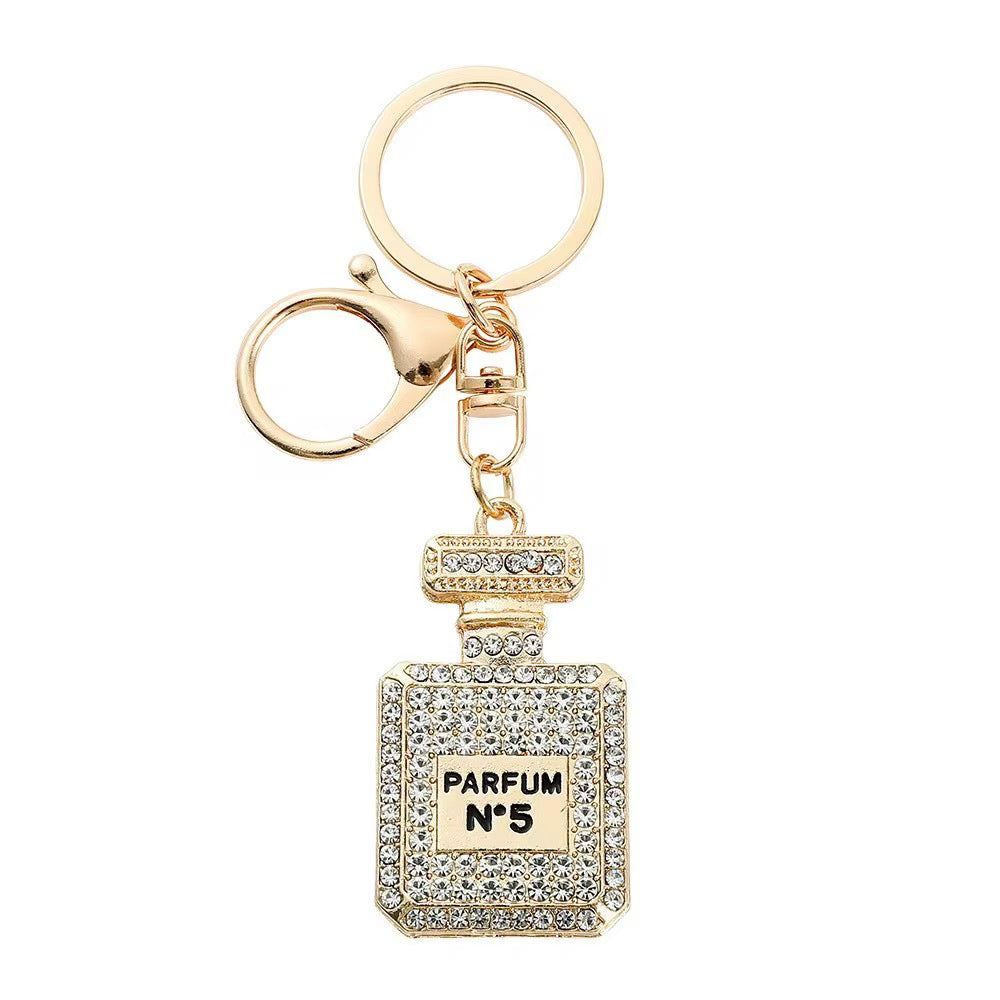 PERFUME KEY CHAIN, budget binder charm