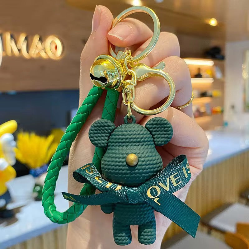 TEDDY BEAR KEY CHAIN ,budget binder charm.
