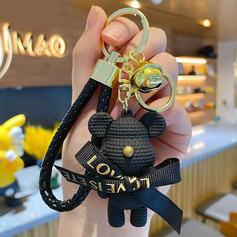 TEDDY BEAR KEY CHAIN ,budget binder charm.