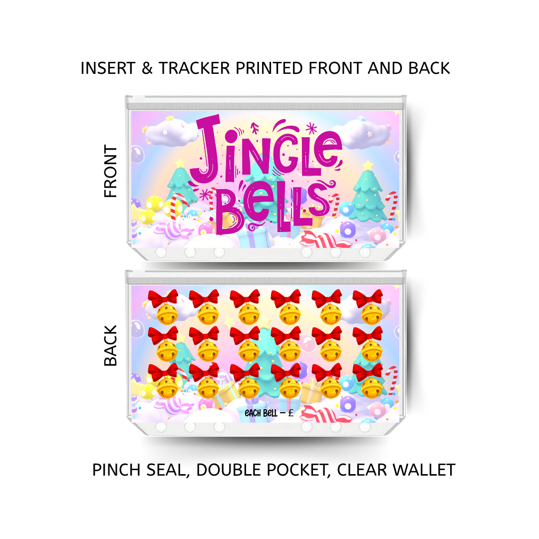 CHRISTMAS savings double insert & tracker plus a clear, twin pocket, pinch seal wallet