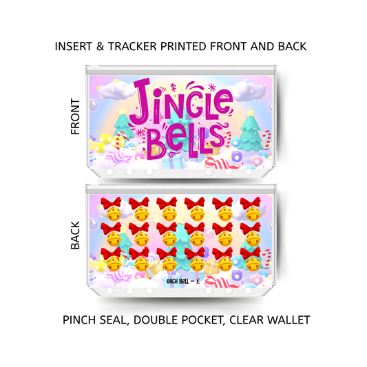 CHRISTMAS savings double insert & tracker plus a clear, twin pocket, pinch seal wallet