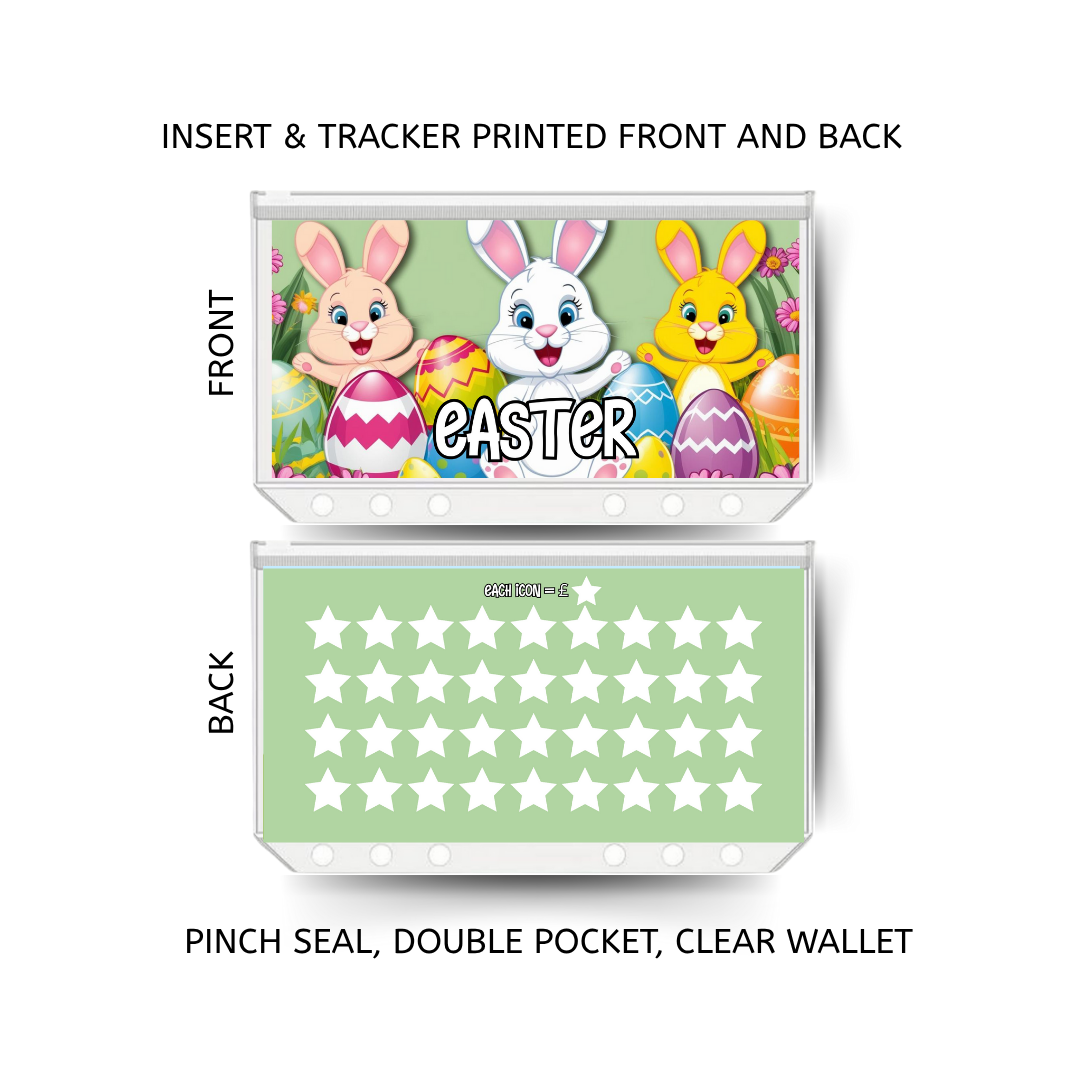 EASTER savings double insert & tracker plus a clear, twin pocket, pinch seal wallet