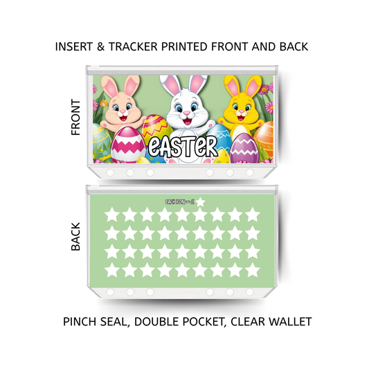 EASTER savings double insert & tracker plus a clear, twin pocket, pinch seal wallet