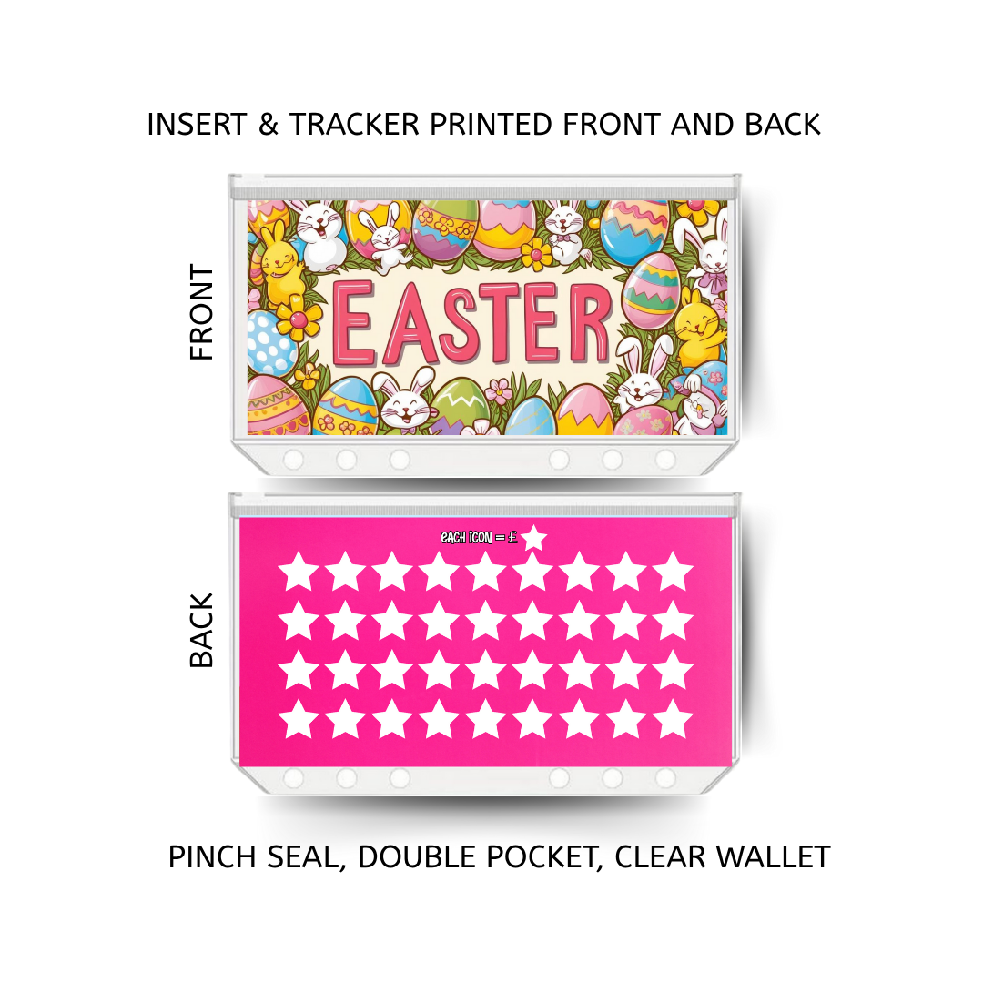 EASTER savings double insert & tracker plus a clear, twin pocket, pinch seal wallet