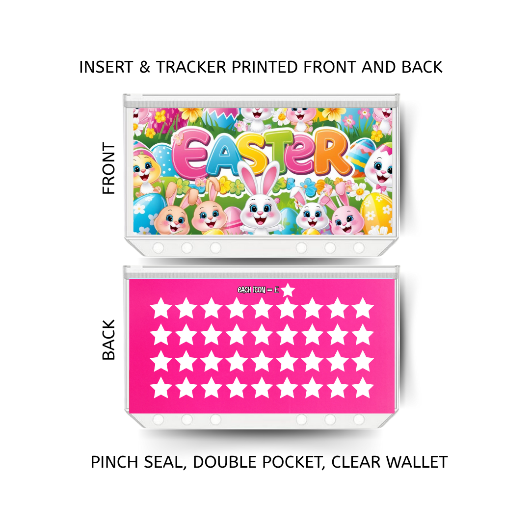 EASTER savings double insert & tracker plus a clear, twin pocket, pinch seal wallet