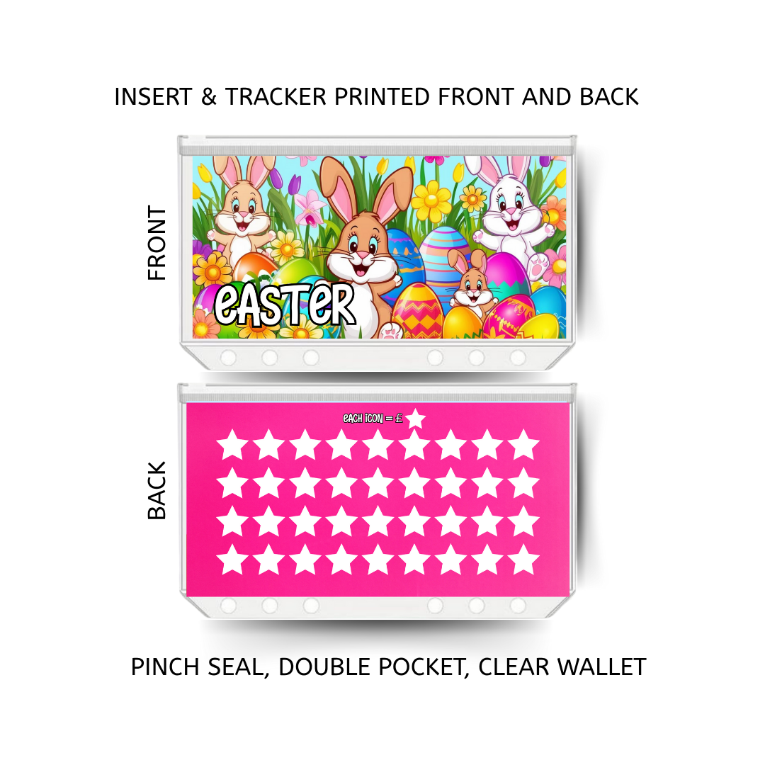 EASTER savings double insert & tracker plus a clear, twin pocket, pinch seal wallet