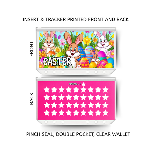 EASTER savings double insert & tracker plus a clear, twin pocket, pinch seal wallet