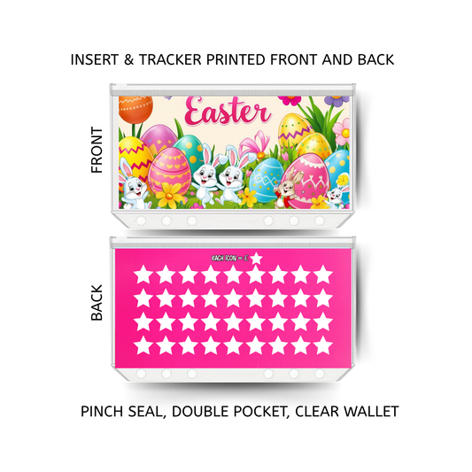 EASTER savings double insert & tracker plus a clear, twin pocket, pinch seal wallet