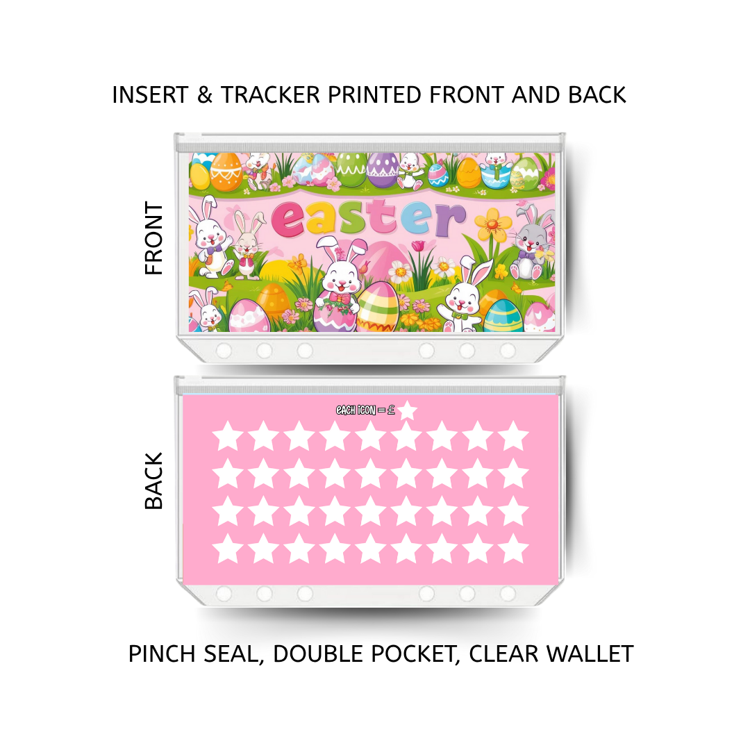 EASTER savings double insert & tracker plus a clear, twin pocket, pinch seal wallet