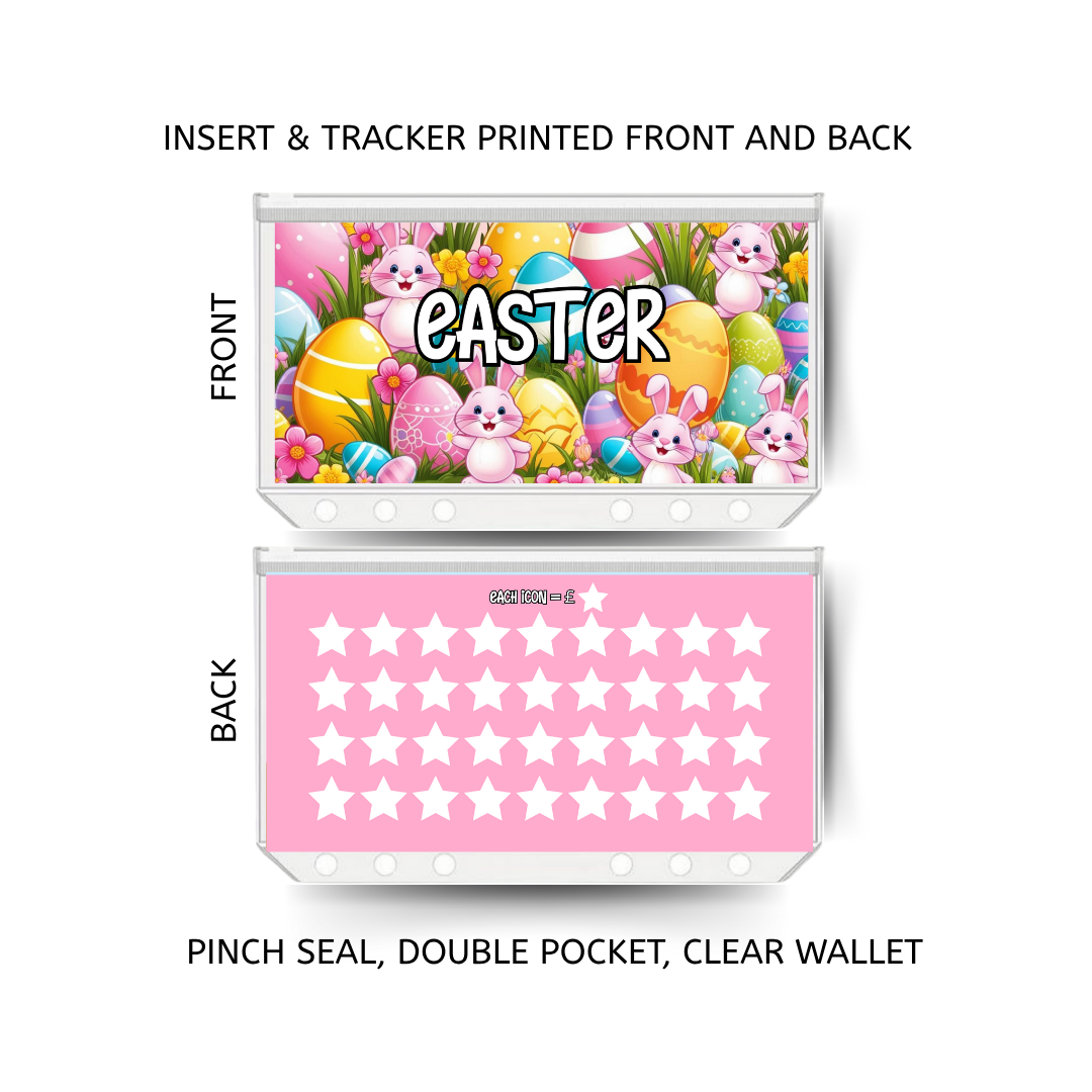 EASTER savings double insert & tracker plus a clear, twin pocket, pinch seal wallet