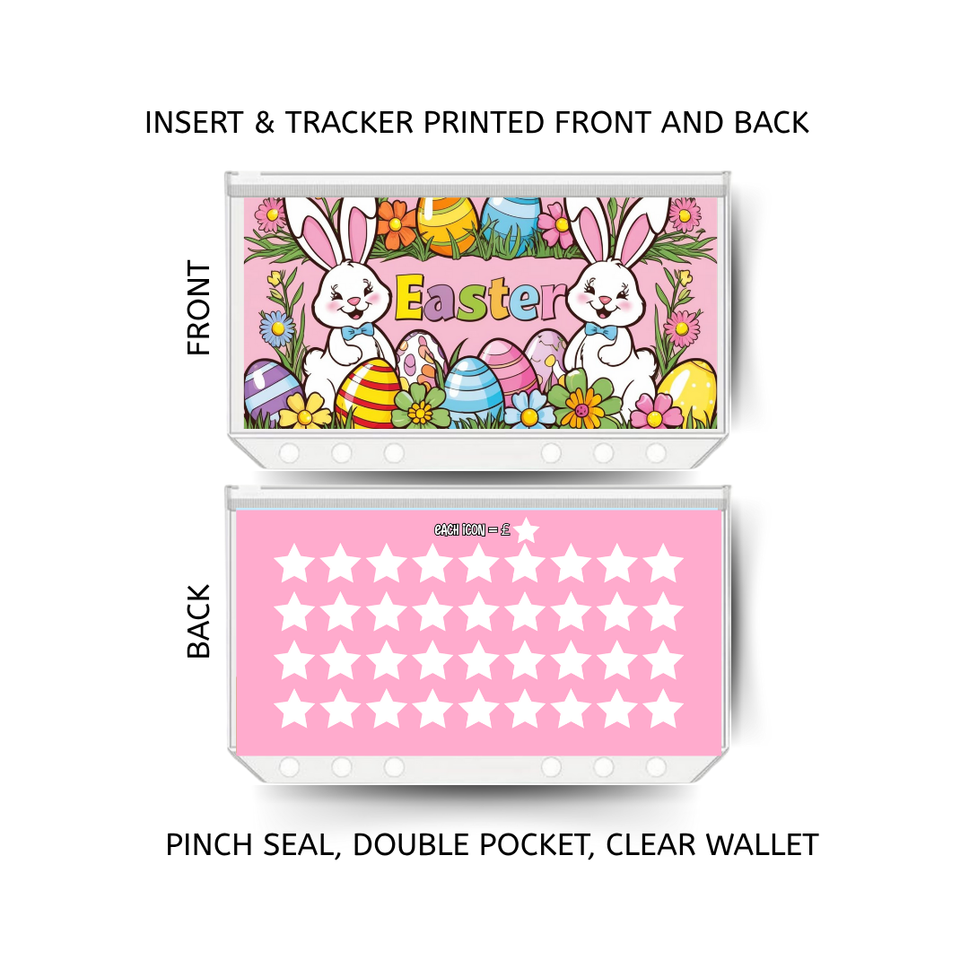 EASTER savings double insert & tracker plus a clear, twin pocket, pinch seal wallet