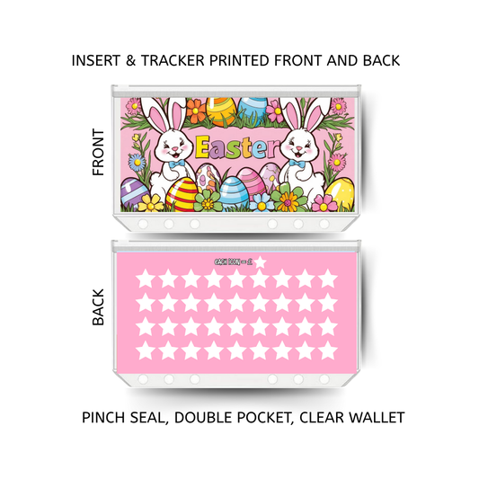 EASTER savings double insert & tracker plus a clear, twin pocket, pinch seal wallet
