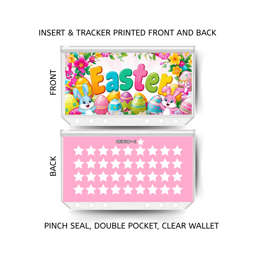 EASTER savings double insert & tracker plus a clear, twin pocket, pinch seal wallet