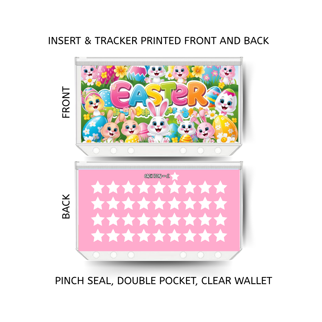 EASTER savings double insert & tracker plus a clear, twin pocket, pinch seal wallet