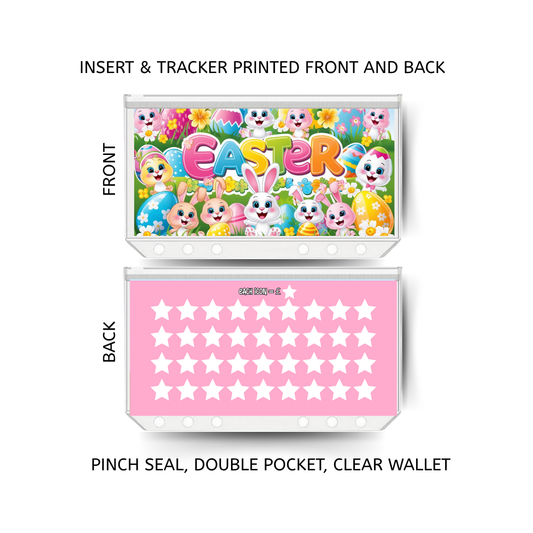 EASTER savings double insert & tracker plus a clear, twin pocket, pinch seal wallet