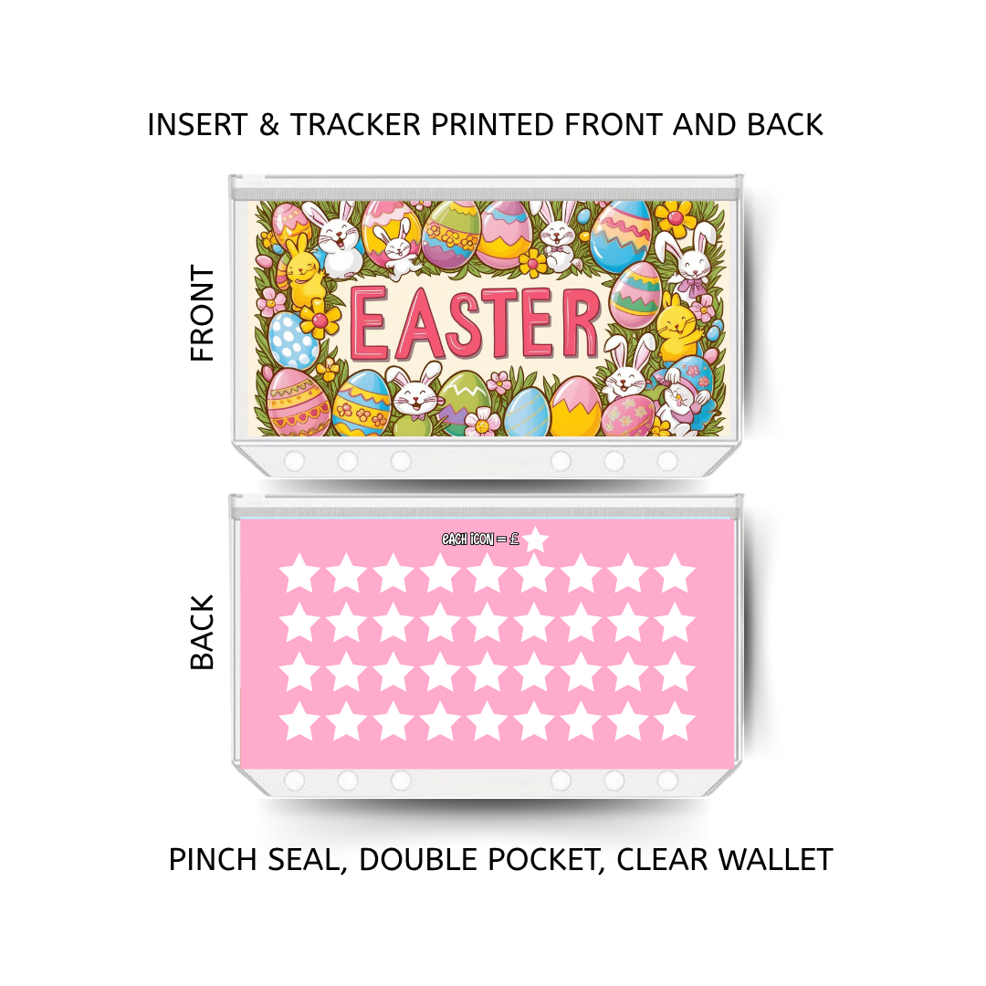 EASTER savings double insert & tracker plus a clear, twin pocket, pinch seal wallet