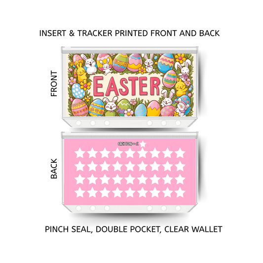 EASTER savings double insert & tracker plus a clear, twin pocket, pinch seal wallet