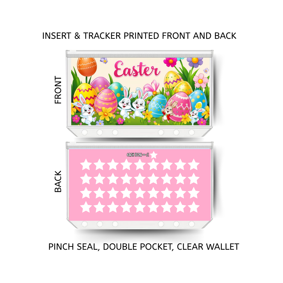 EASTER savings double insert & tracker plus a clear, twin pocket, pinch seal wallet