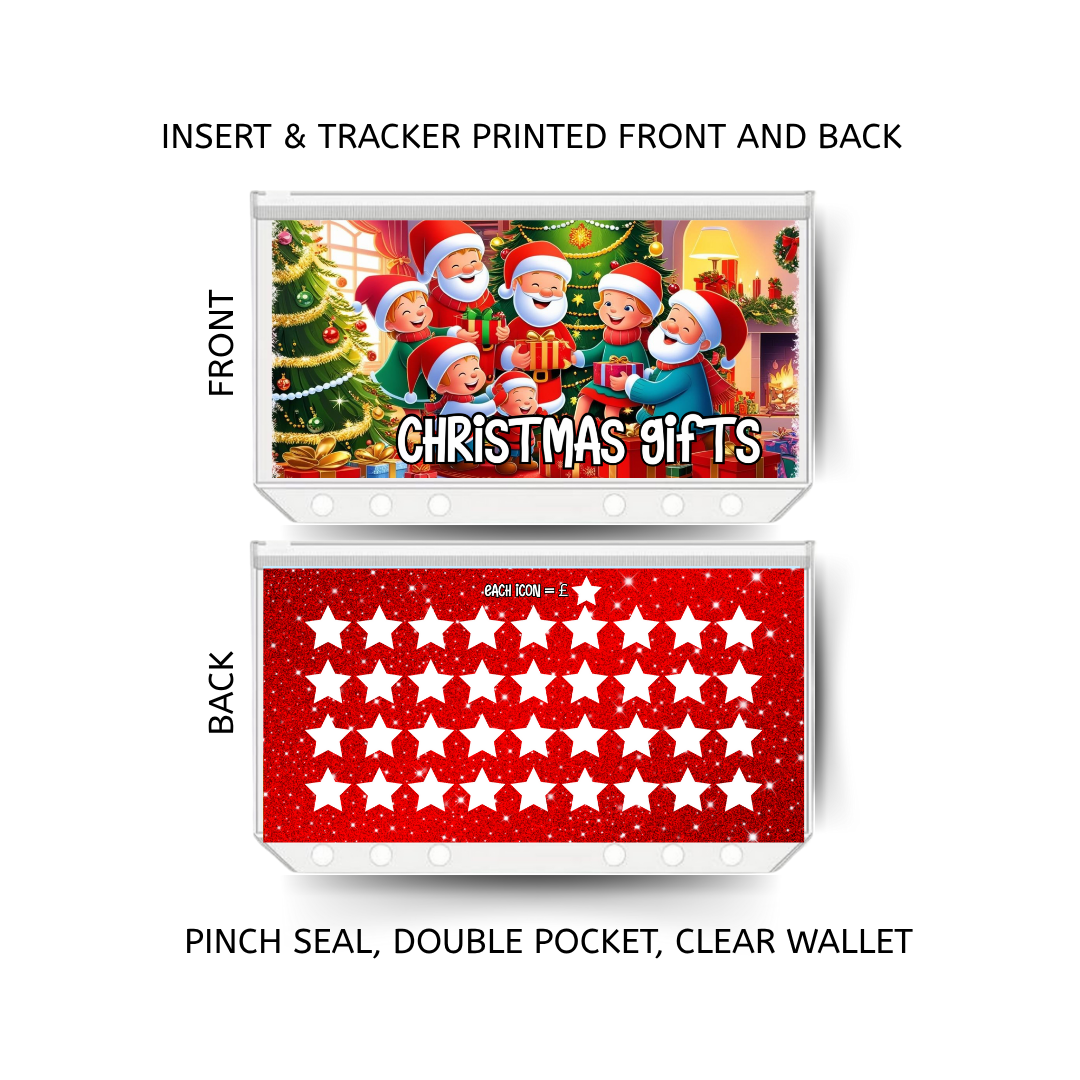 CHRISTMAS GIFTS savings double insert & tracker plus a clear, twin pocket, pinch seal wallet