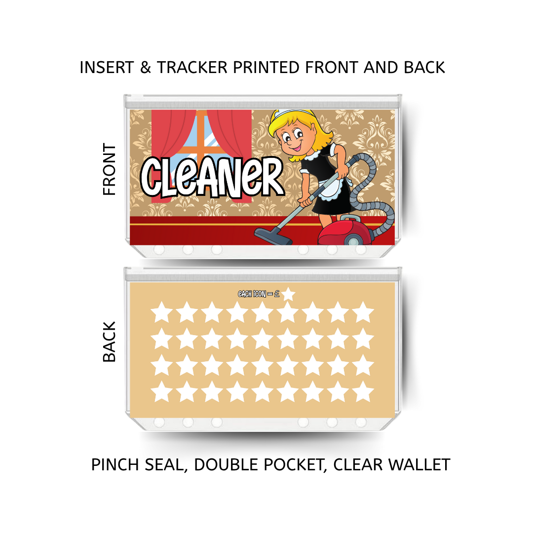 CLEANER savings double insert & tracker plus a clear, twin pocket, pinch seal wallet