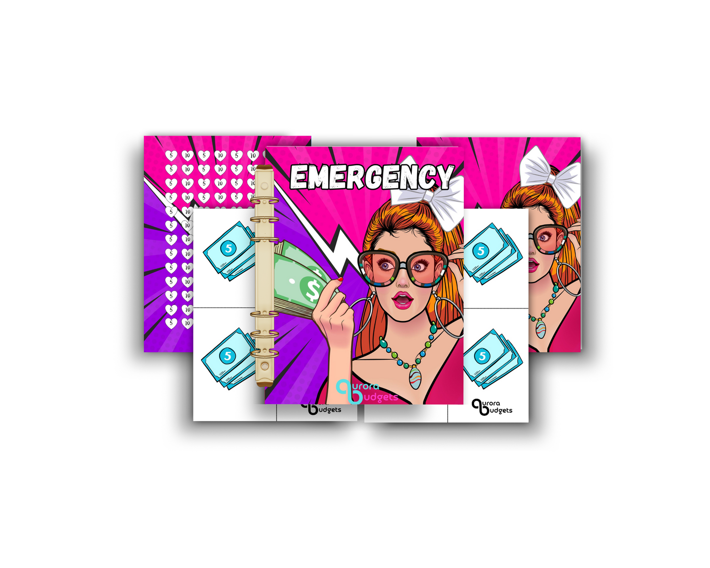 EMERGENCY A5 BUDGET BINDER BUNDLE