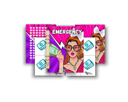 EMERGENCY A5 BUDGET BINDER BUNDLE