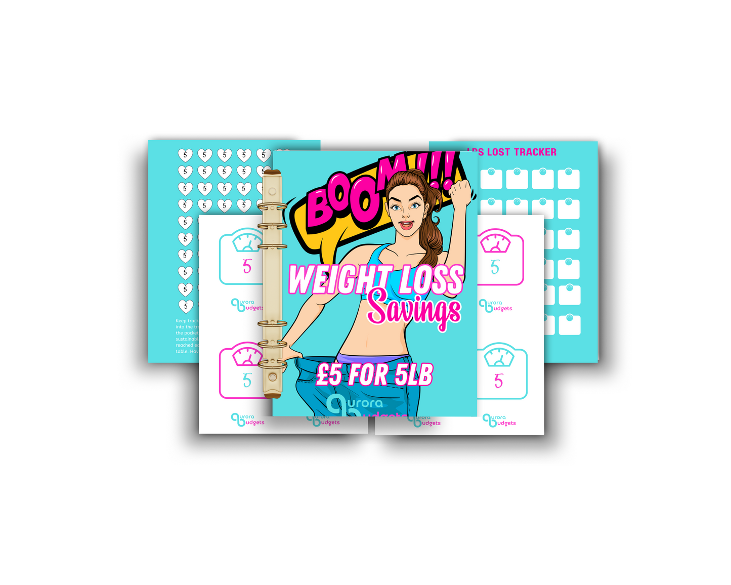 WEIGHT LOSS A5 BUDGET BINDER BUNDLE