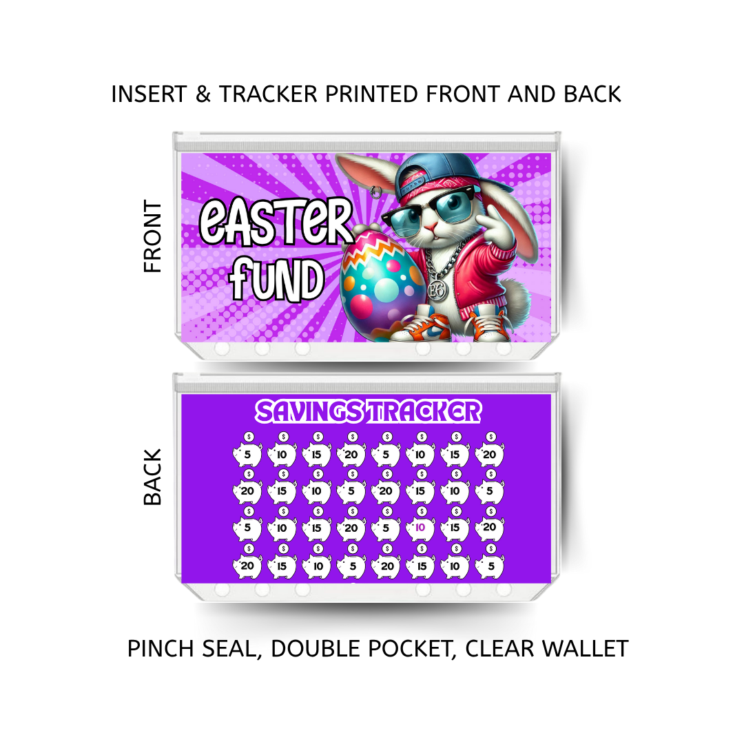 EASTER savings double insert & tracker plus a clear, twin pocket, pinch seal wallet