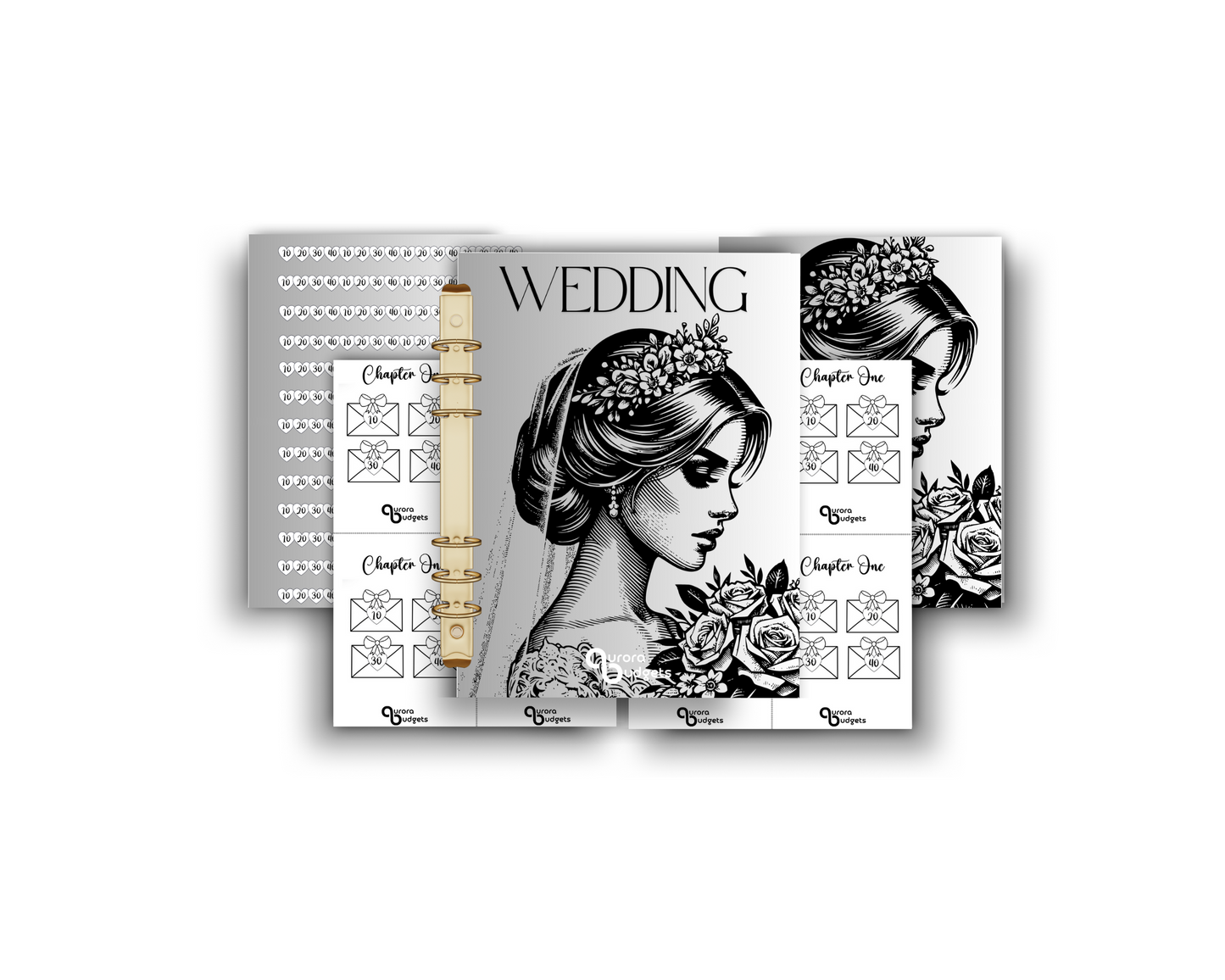 WEDDING A5 BUDGET BINDER BUNDLE