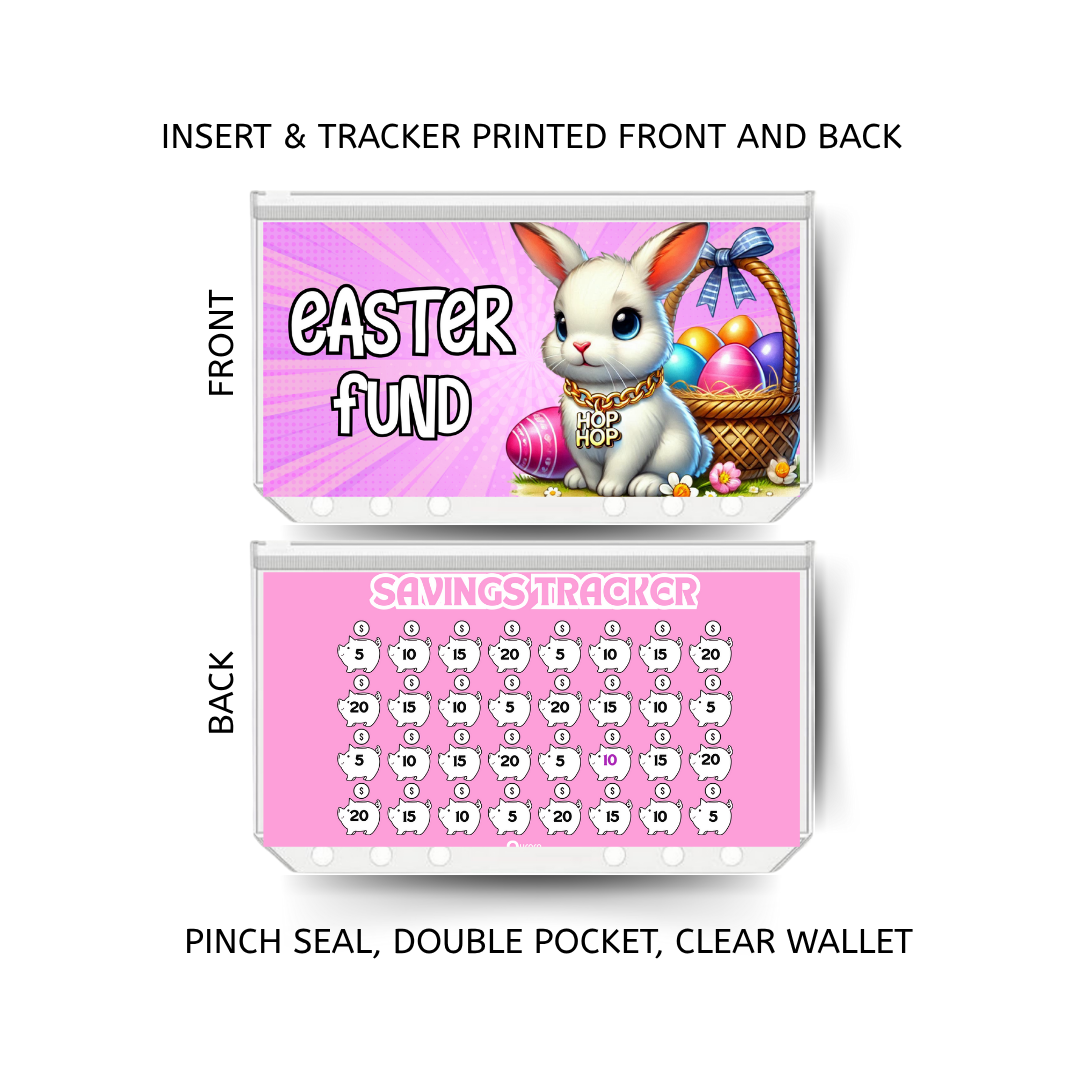 EASTER savings double insert & tracker plus a clear, twin pocket, pinch seal wallet