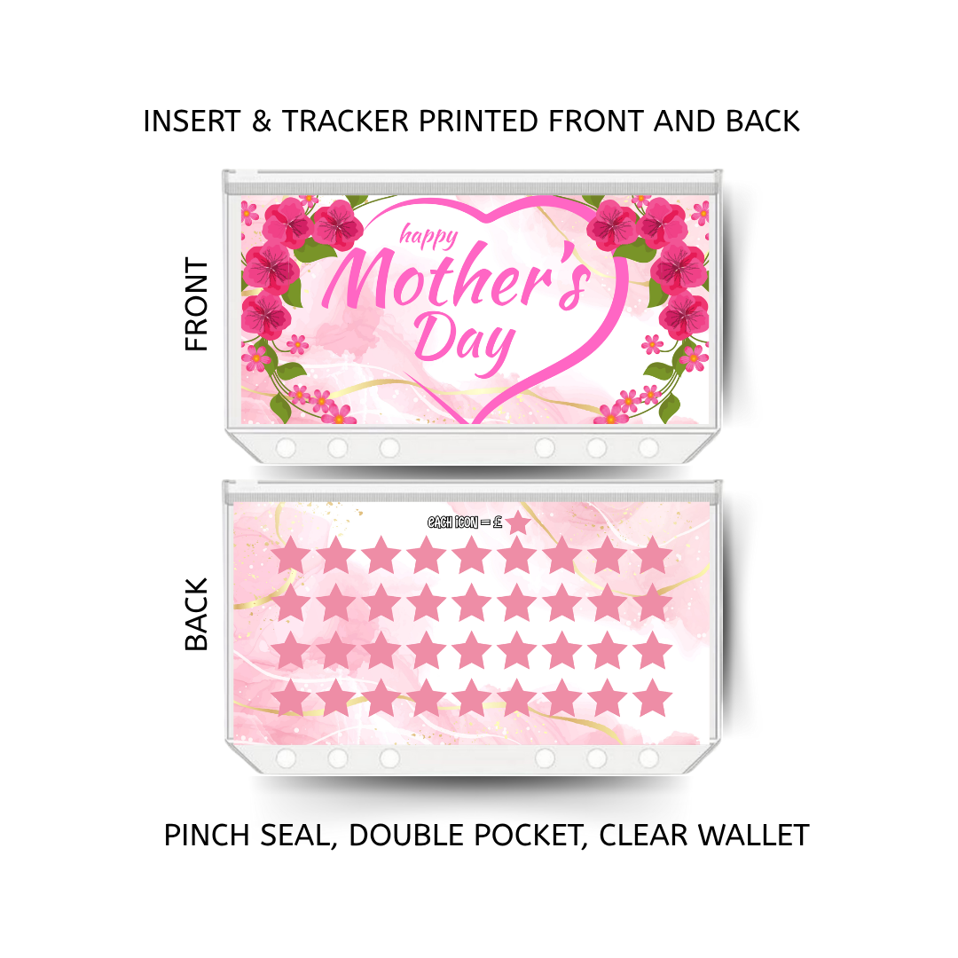 MOTHERS DAY savings double insert & tracker plus a clear, twin pocket, pinch seal wallet