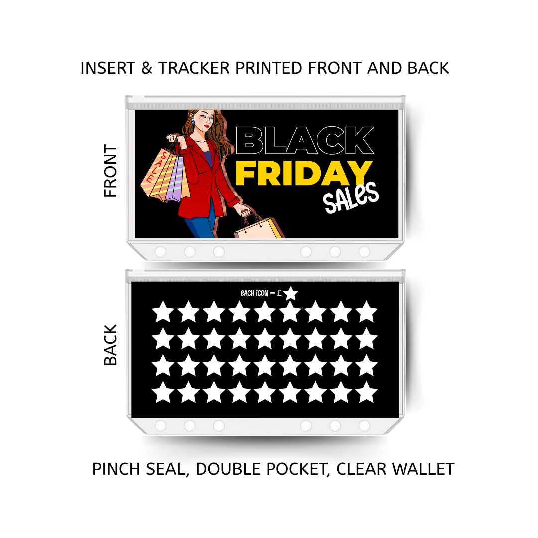 BLACK FRIDAY savings double insert & tracker plus a clear, twin pocket, pinch seal wallet