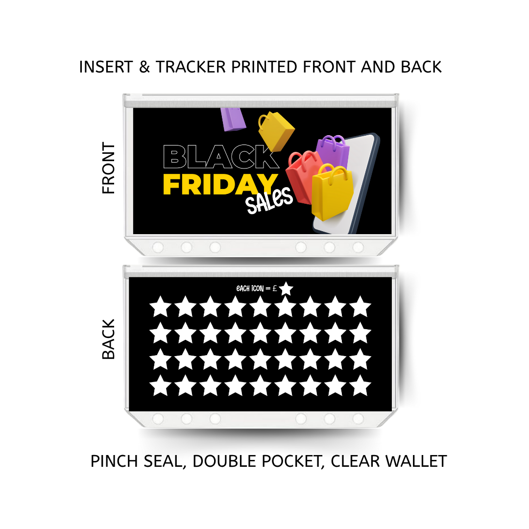 BLACK FRIDAY savings double insert & tracker plus a clear, twin pocket, pinch seal wallet