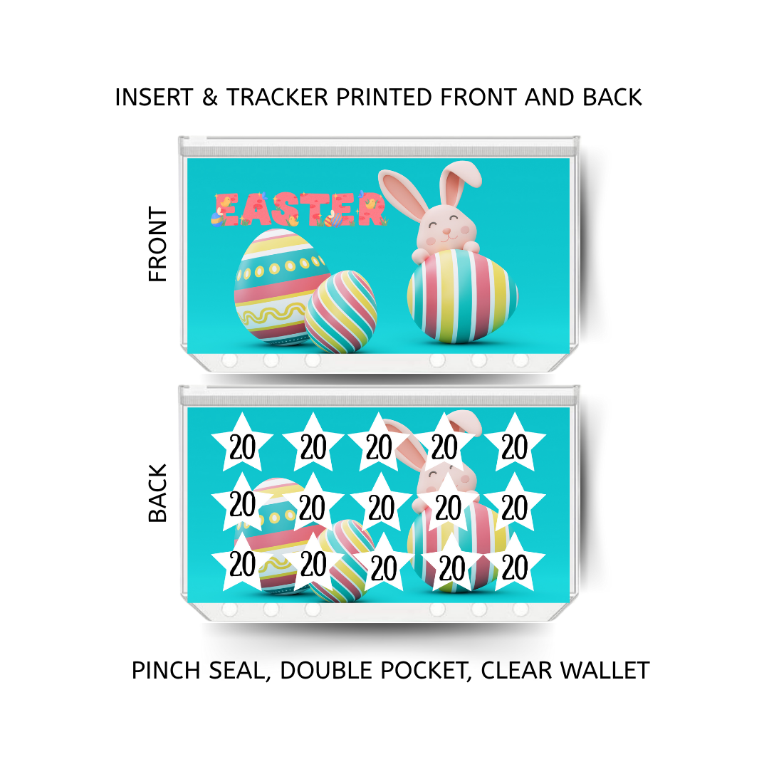 EASTER savings double insert & tracker plus a clear, twin pocket, pinch seal wallet