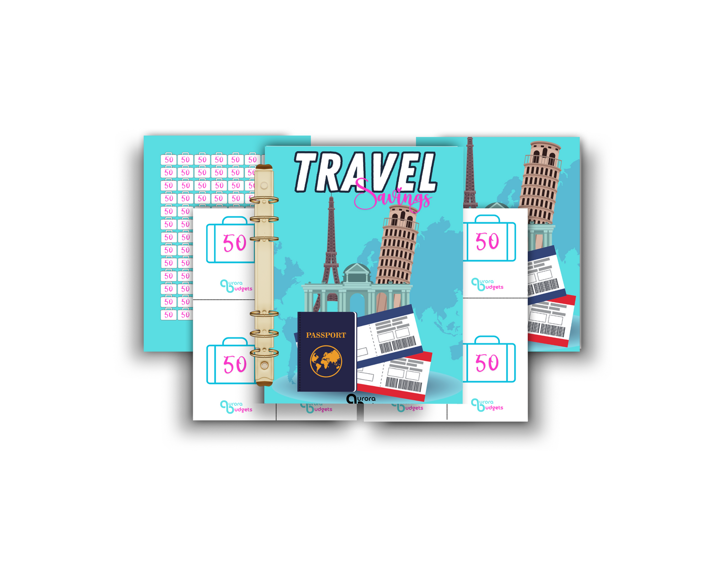 TRAVEL A5 BUDGET BINDER BUNDLE