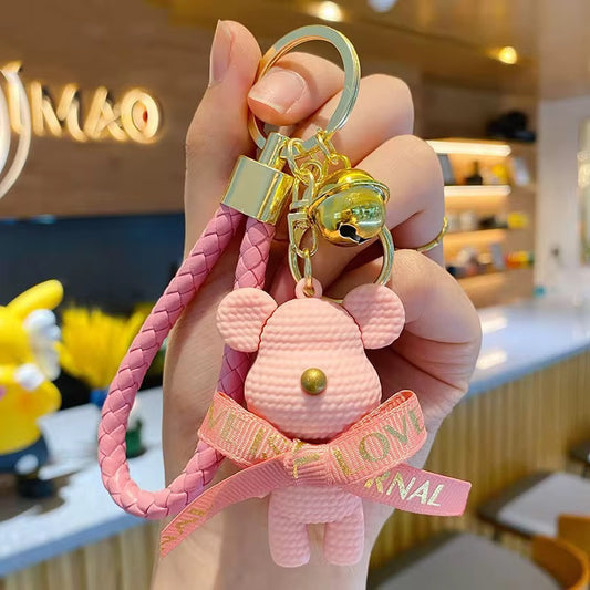 TEDDY BEAR KEY CHAIN ,budget binder charm.